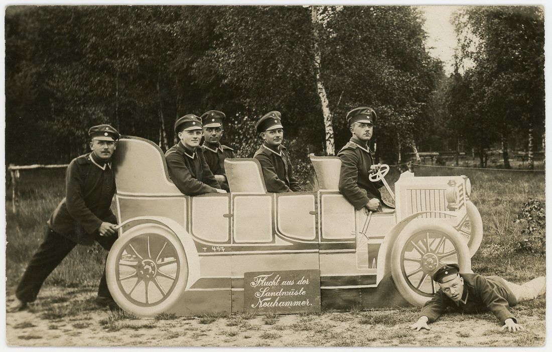 Армейский юмор и возможности мастеров фотошопа в фотографиях 1912-1945 годов 8