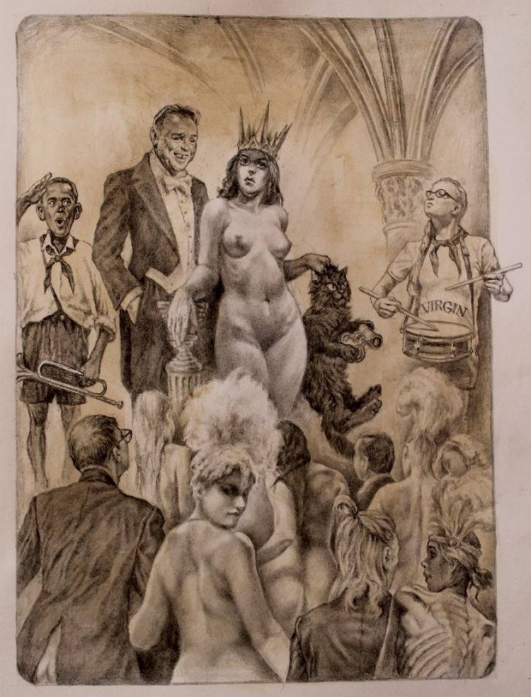 Хлёсткие иллюстрации к «Мастеру и Маргарите» от художника Александра Ботвинова  35