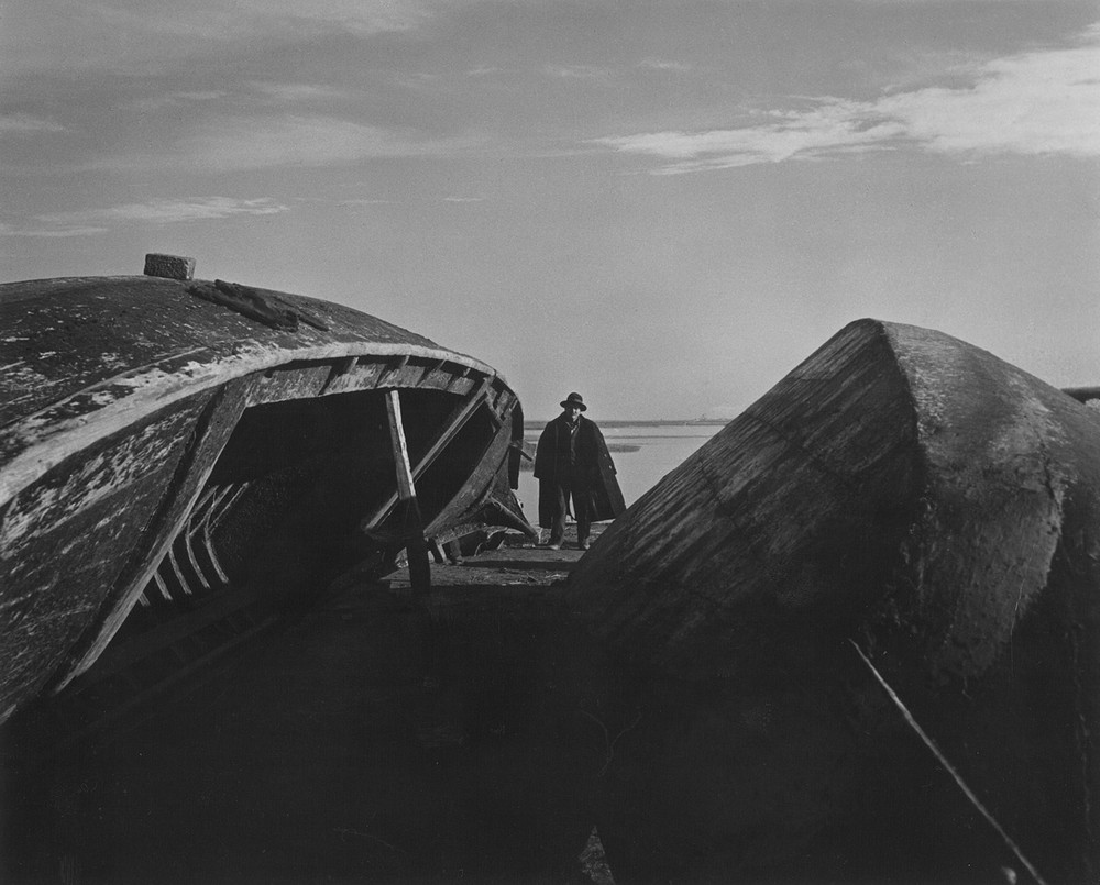 Rybatckie lodki na ostrove Burrano italiia 1948