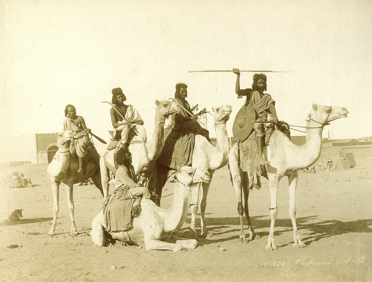 Древние чудеса Египта, его жители и туристы в 1800-х годах на фотографиях братьев Зангаки  22
