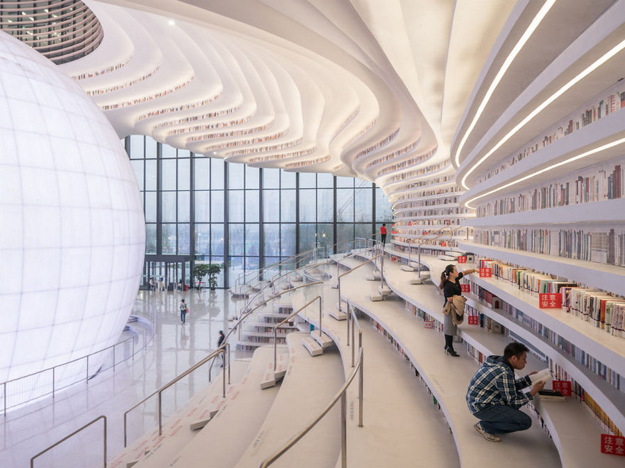 В Китае открылась крутейшая в мире библиотека с 1,2 миллионами книг 10