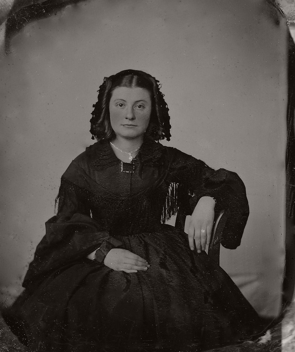 Вдовы викторианской эпохи в дагерротипных фотографиях 1800-х годов 3