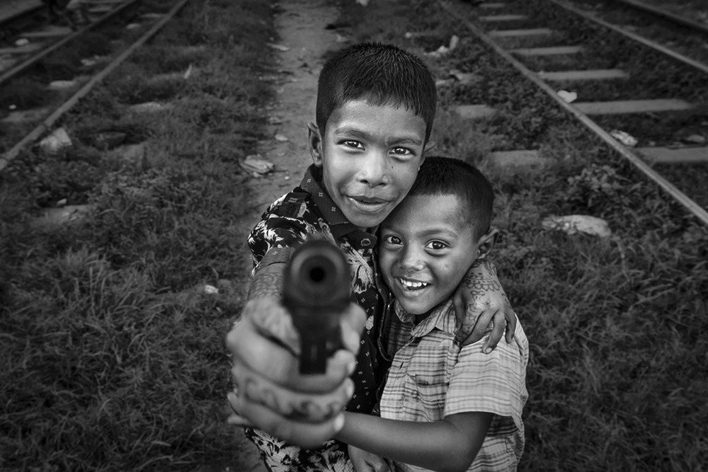 Победители конкурса детской чёрно-белой фотографии B&W Child Photo Competition 2017 58