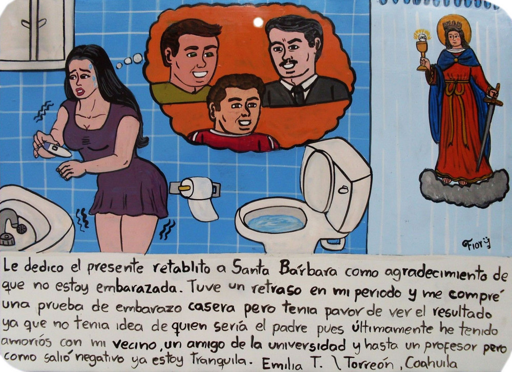 Ретабло: чудесные избавления мексиканского народа в картинках 15