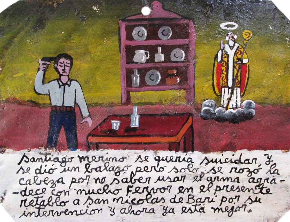 Ретабло: чудесные избавления мексиканского народа в картинках 6