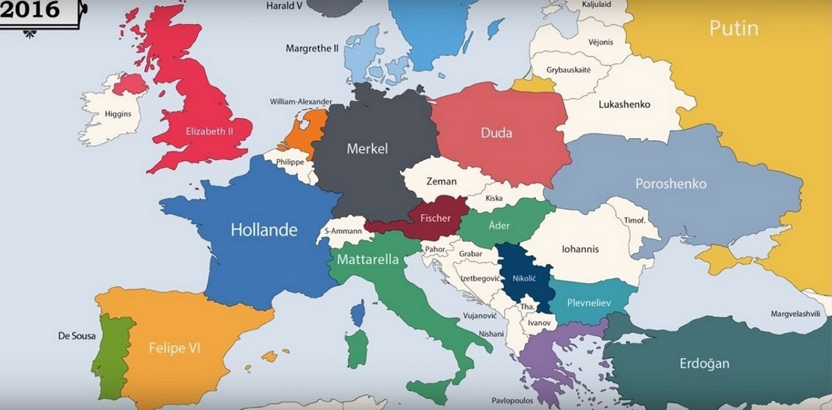 vse praviteli Evropy animirovannaya karta 4 2