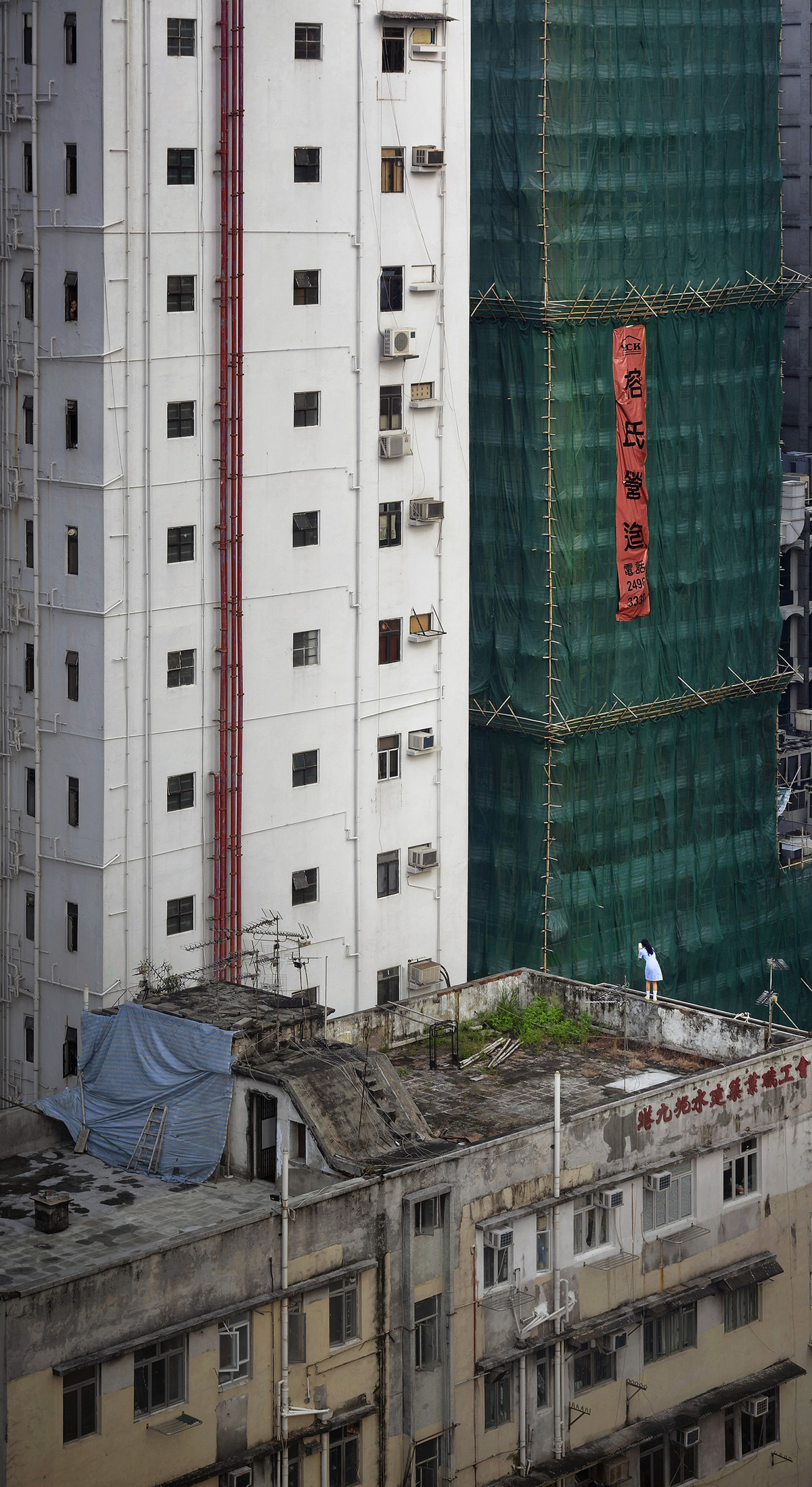 Бетонные истории: свой мир на крышах Гонконга. Фотограф Ромен Жаке-Лагрез 10