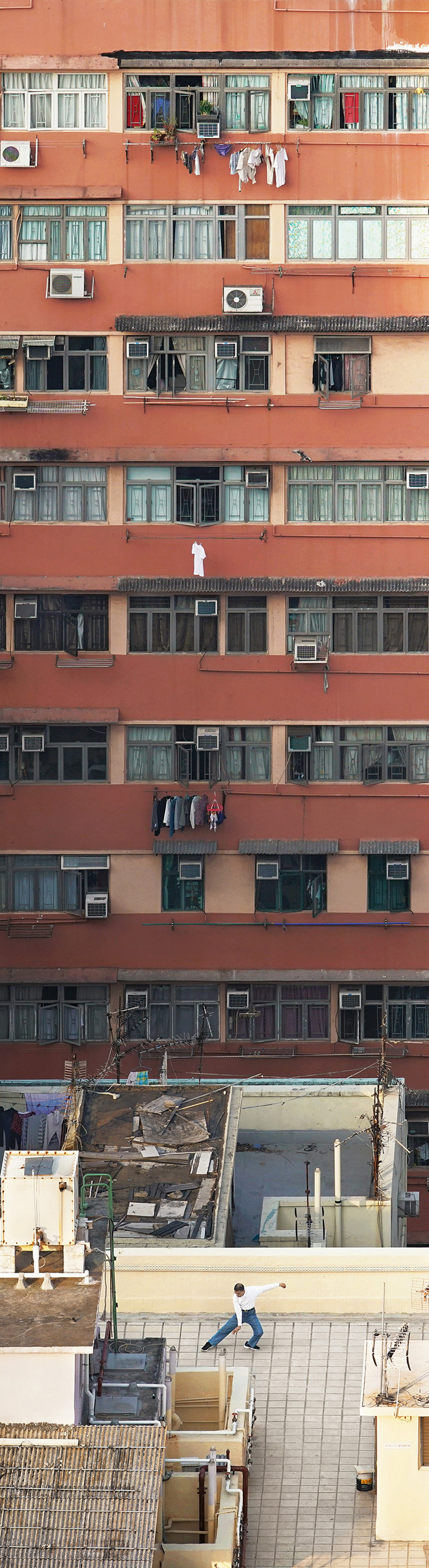 Бетонные истории: свой мир на крышах Гонконга. Фотограф Ромен Жаке-Лагрез 4