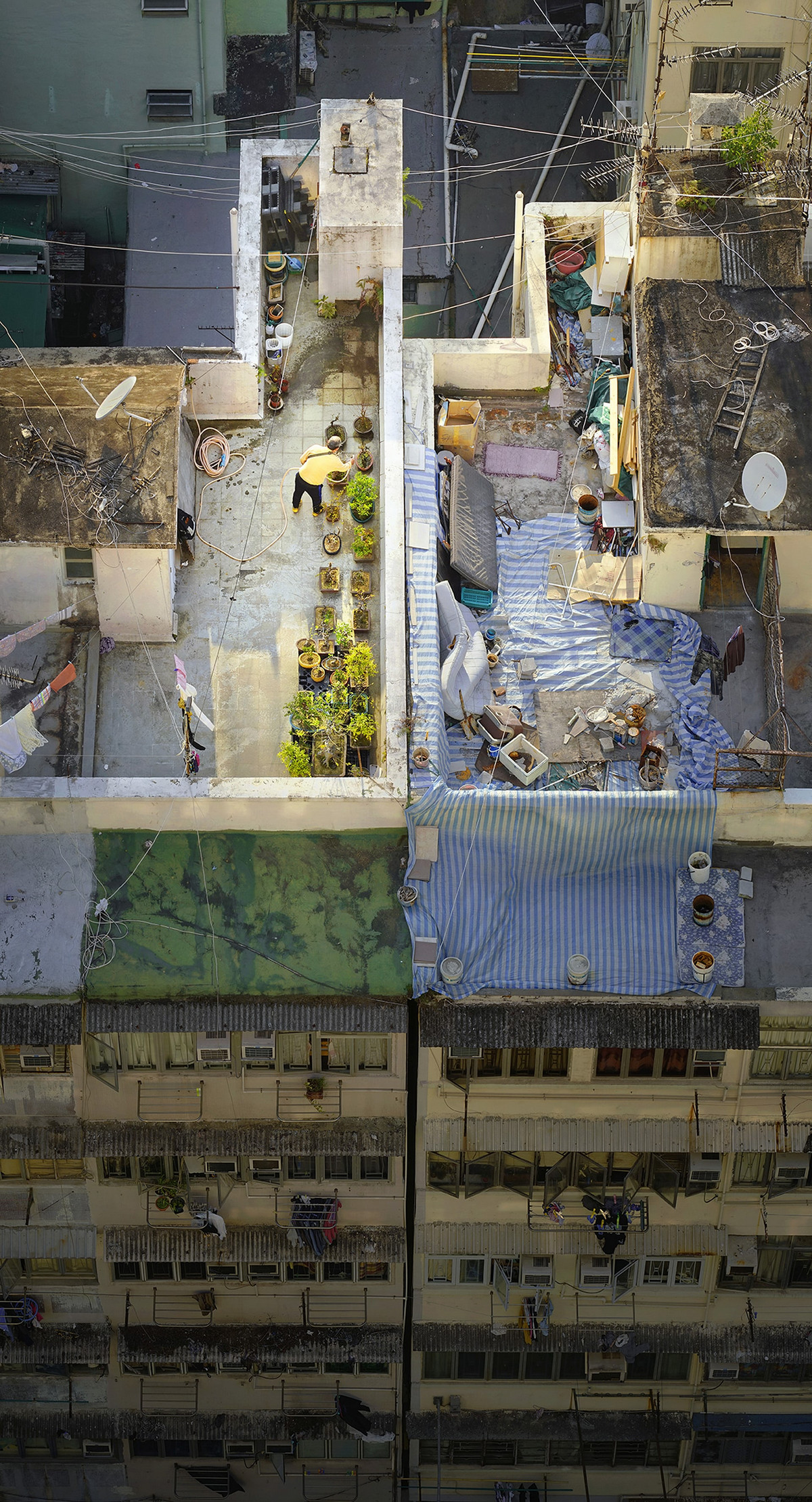 Бетонные истории: свой мир на крышах Гонконга. Фотограф Ромен Жаке-Лагрез 9