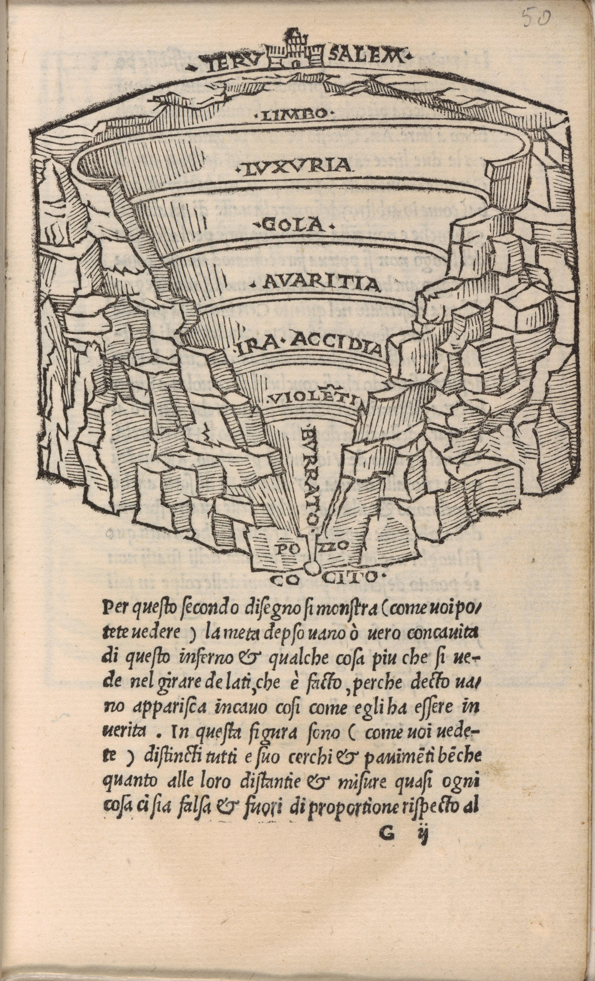Карты Ада Данте от эпохи Возрождения до наших дней  3