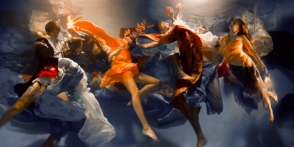 «Музы» – подводные фотографии Кристи Ли Роджерс, напоминающие барочную живопись 7