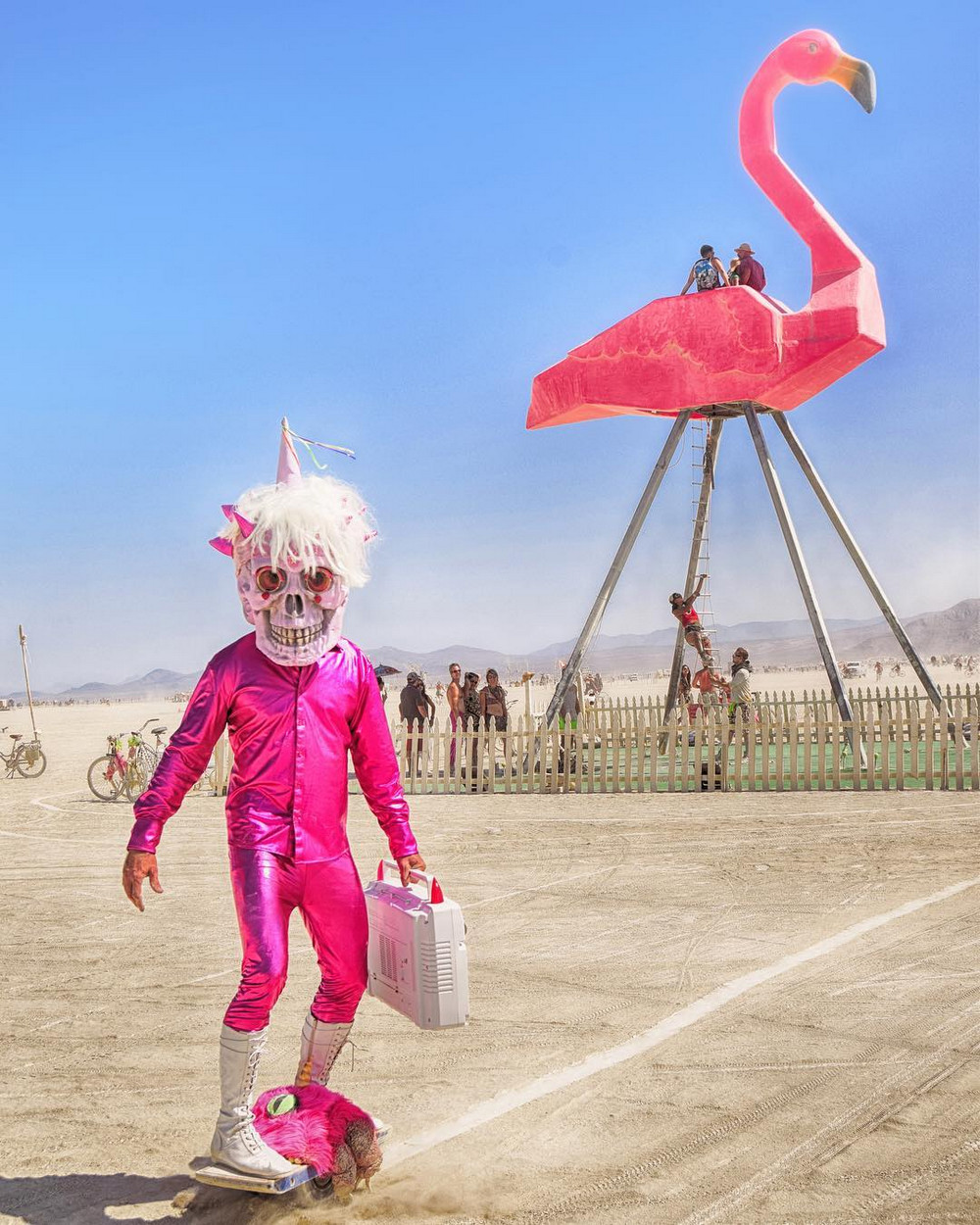 Безудержный креатив в фотографиях с фестиваля Burning Man 2018 5
