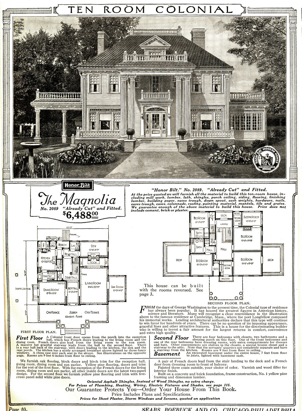 Дом по почте: через каталоги Sears продали 75 000 сборных домов за 1908-1940 годы 1