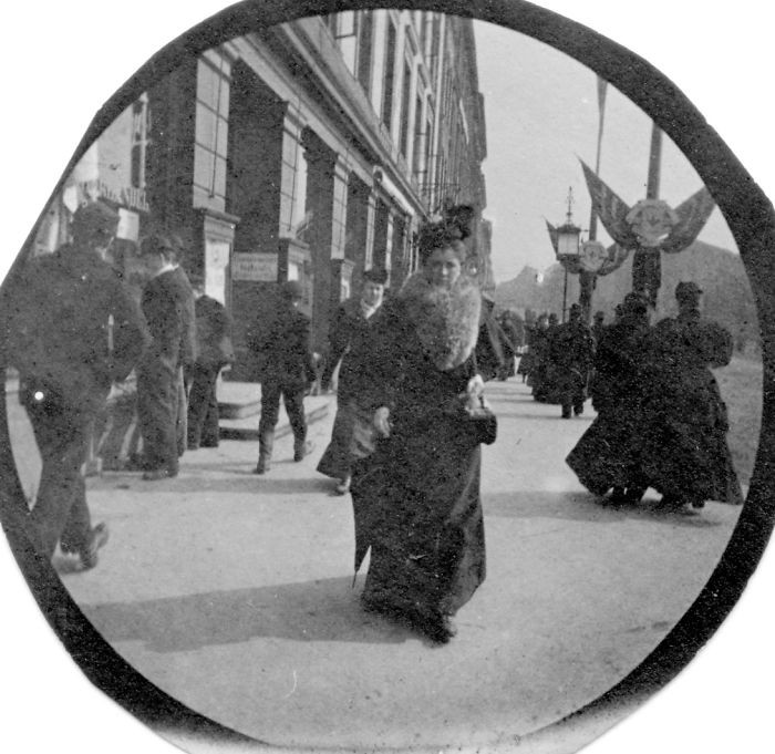 Осло в конце 19-го века на уличных кадрах, снятых шпионской фотокамерой   22
