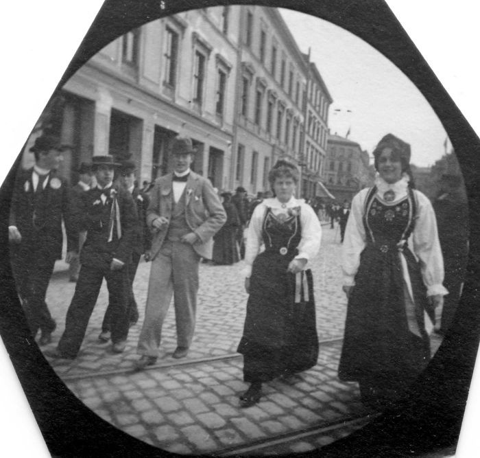 Осло в конце 19-го века на уличных кадрах, снятых шпионской фотокамерой   28