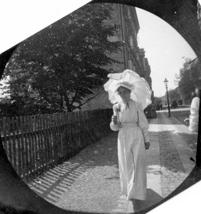 Осло в конце 19-го века на уличных кадрах, снятых шпионской фотокамерой   31