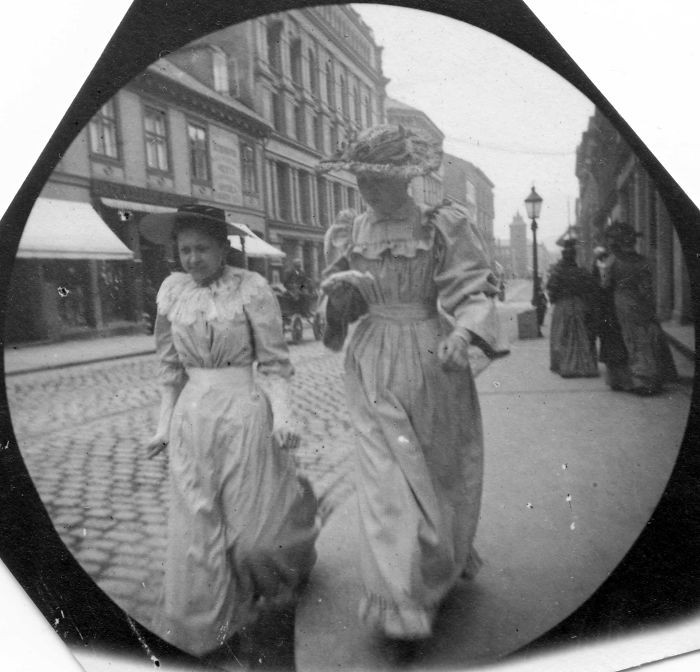 Осло в конце 19-го века на уличных кадрах, снятых шпионской фотокамерой   46