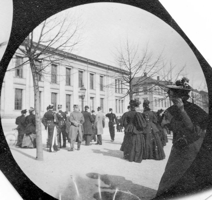 Осло в конце 19-го века на уличных кадрах, снятых шпионской фотокамерой   47