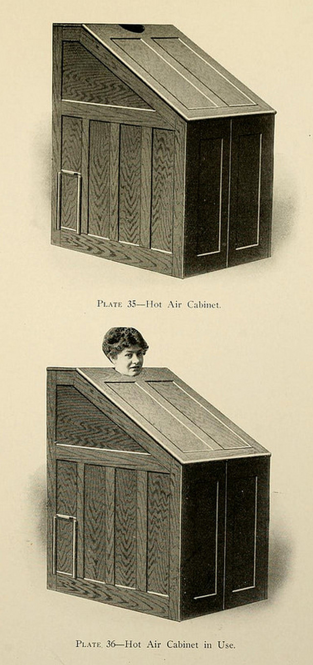 Душ, пар и клизма от паранойи и алкоголизма: иллюстрации из «Практической гидротерапии» 1909 года 19