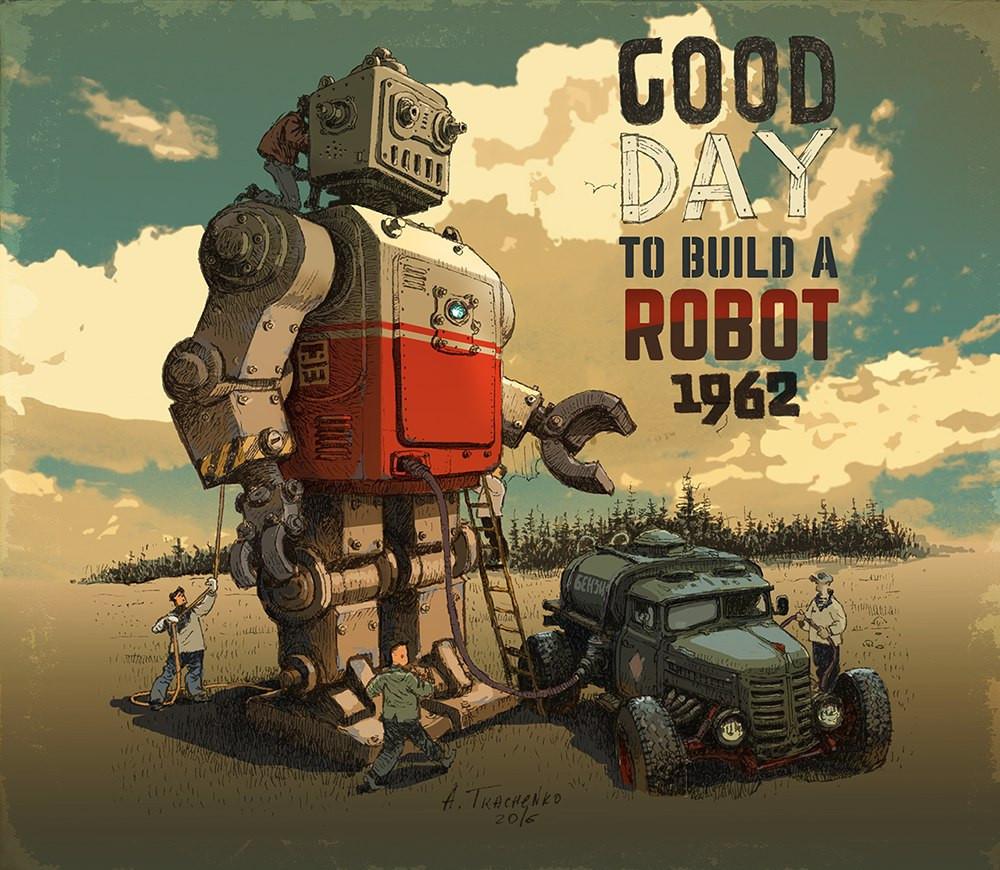 Советский дизельпанк: роботы, Дед Мороз, маслкары и снова роботы 23
