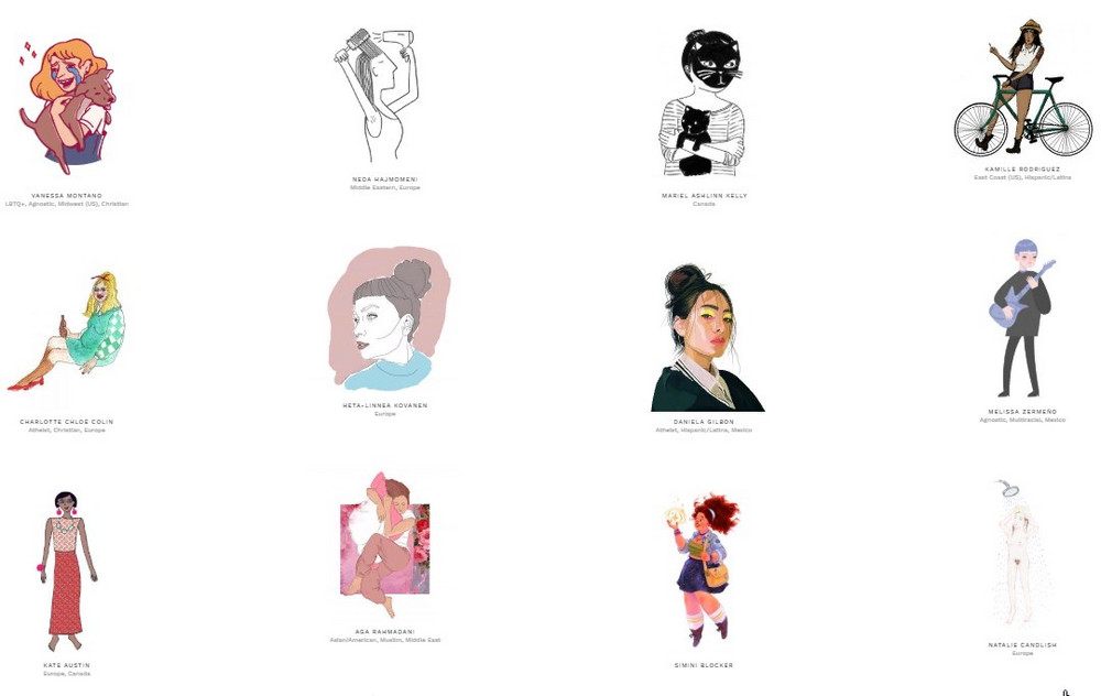 Женщины, которые рисуют: онлайн-каталог 5000 иллюстраторов со всего мира 24