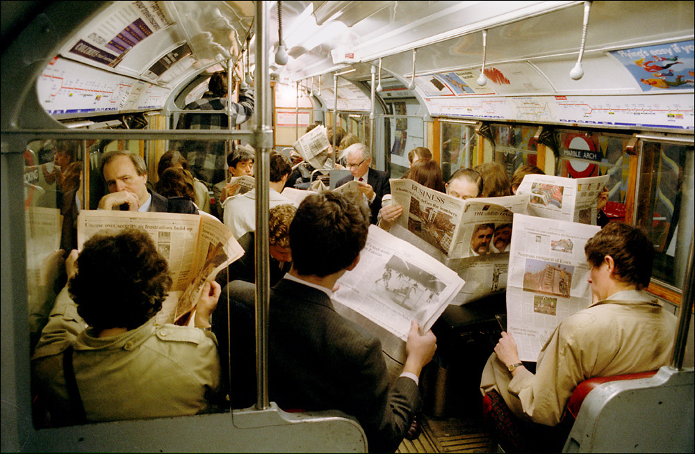 «Вниз по трубе» Пола Бальдесаре. Многообразие пассажиров лондонского метро в 1980-90-е годы 79