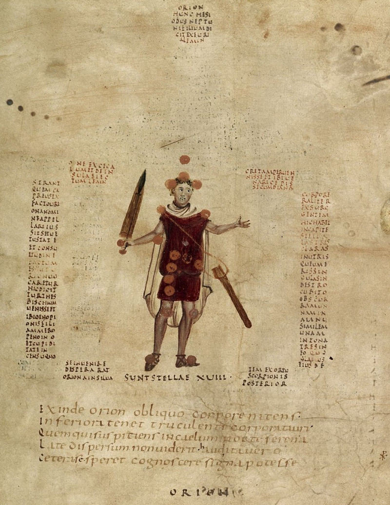 «Арат»: астрономия и искусство каллиграммы в манускрипте 9-го века 11