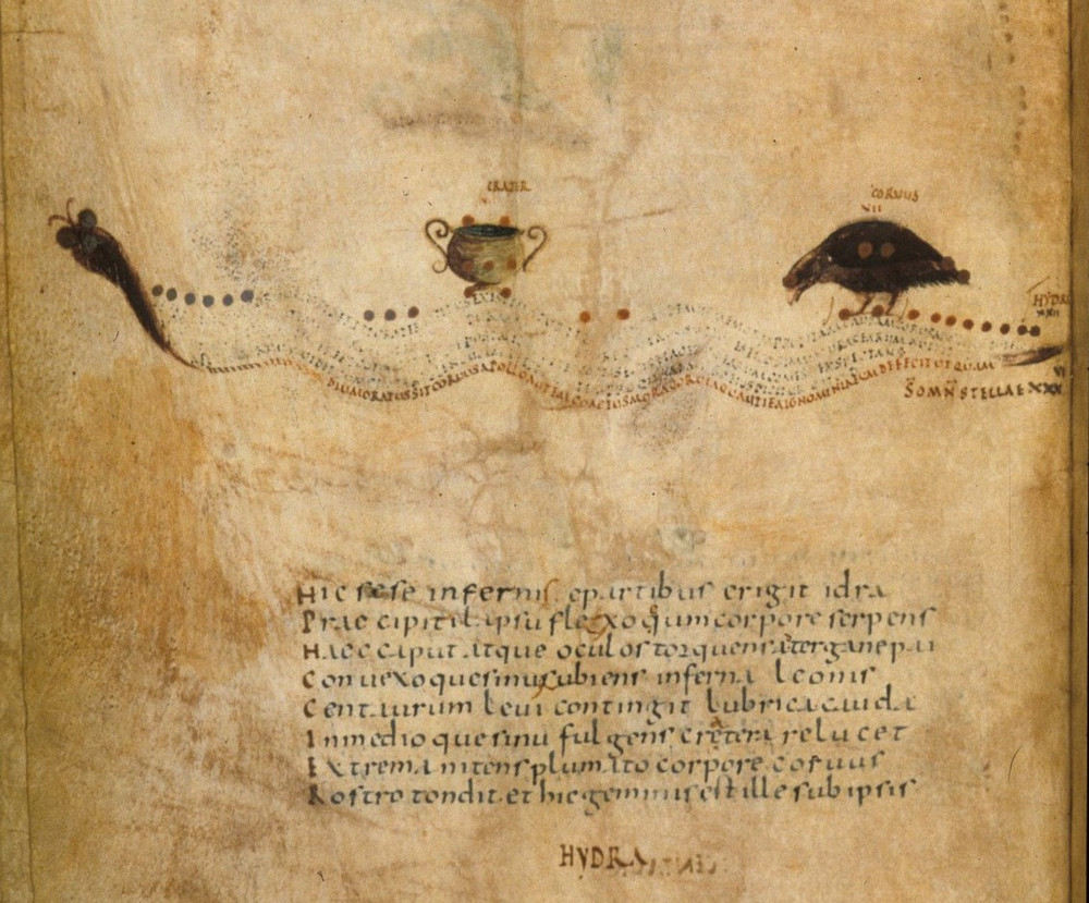 «Арат»: астрономия и искусство каллиграммы в манускрипте 9-го века 19