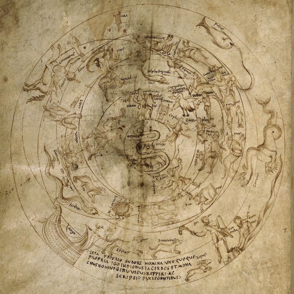 «Арат»: астрономия и искусство каллиграммы в манускрипте 9-го века 24
