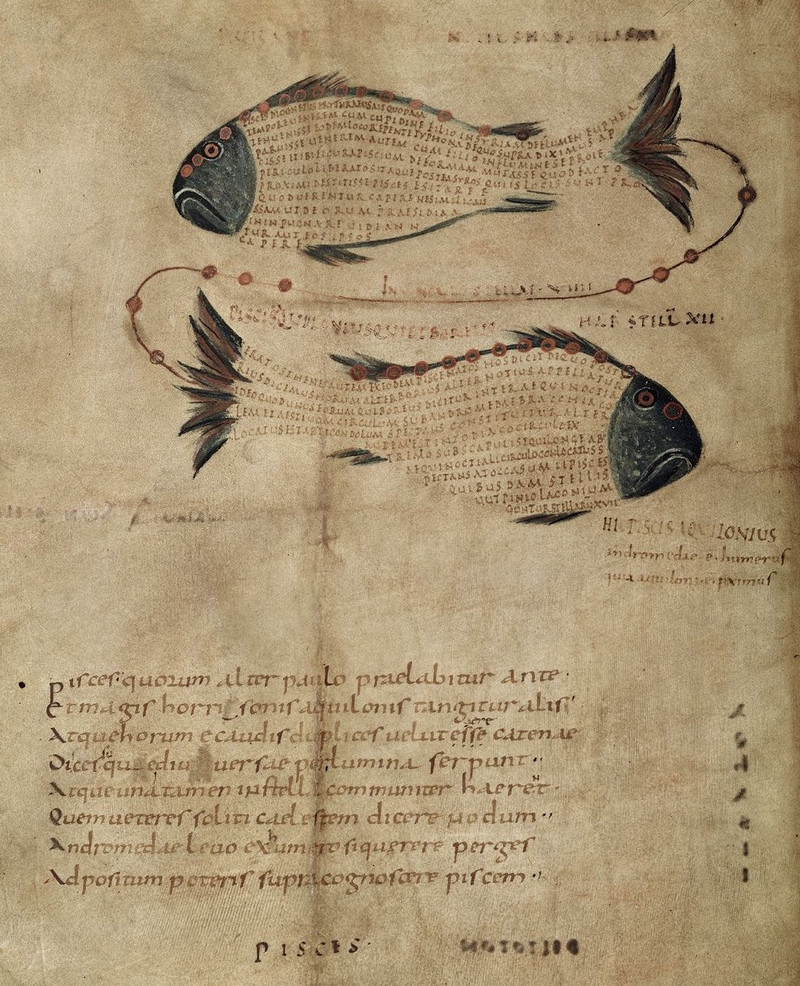 «Арат»: астрономия и искусство каллиграммы в манускрипте 9-го века 3