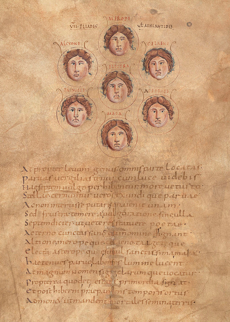 «Арат»: астрономия и искусство каллиграммы в манускрипте 9-го века 5