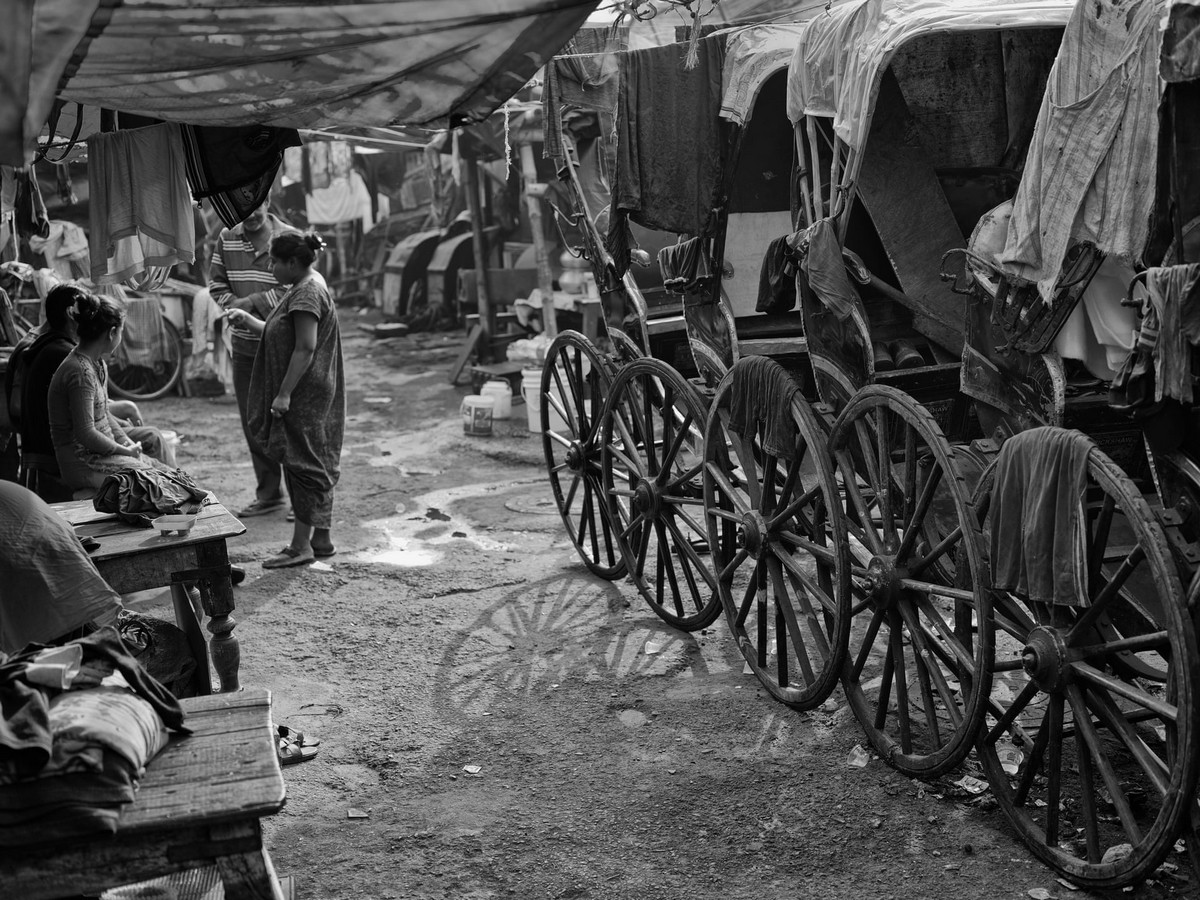 Последние рикши Калькутты в фотопроекте Палани Мохана    20