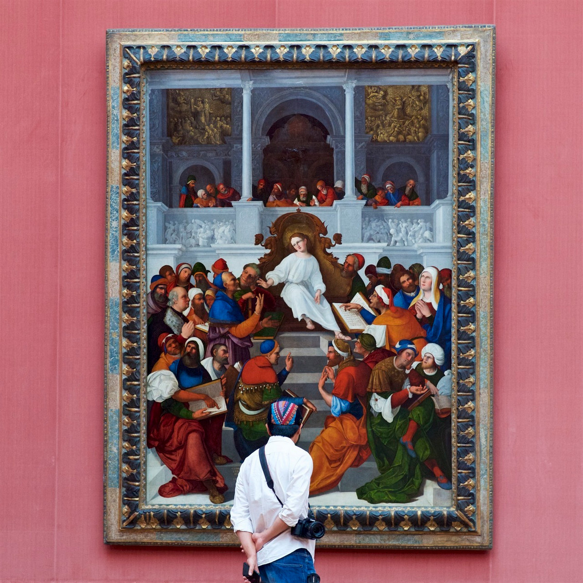 В гармонии с шедеврами: посетители музеев, «совпадающие» с классическими картинами  34