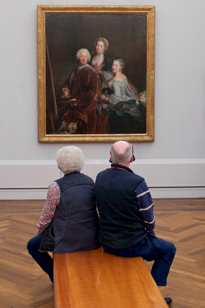 В гармонии с шедеврами: посетители музеев, «совпадающие» с классическими картинами  85