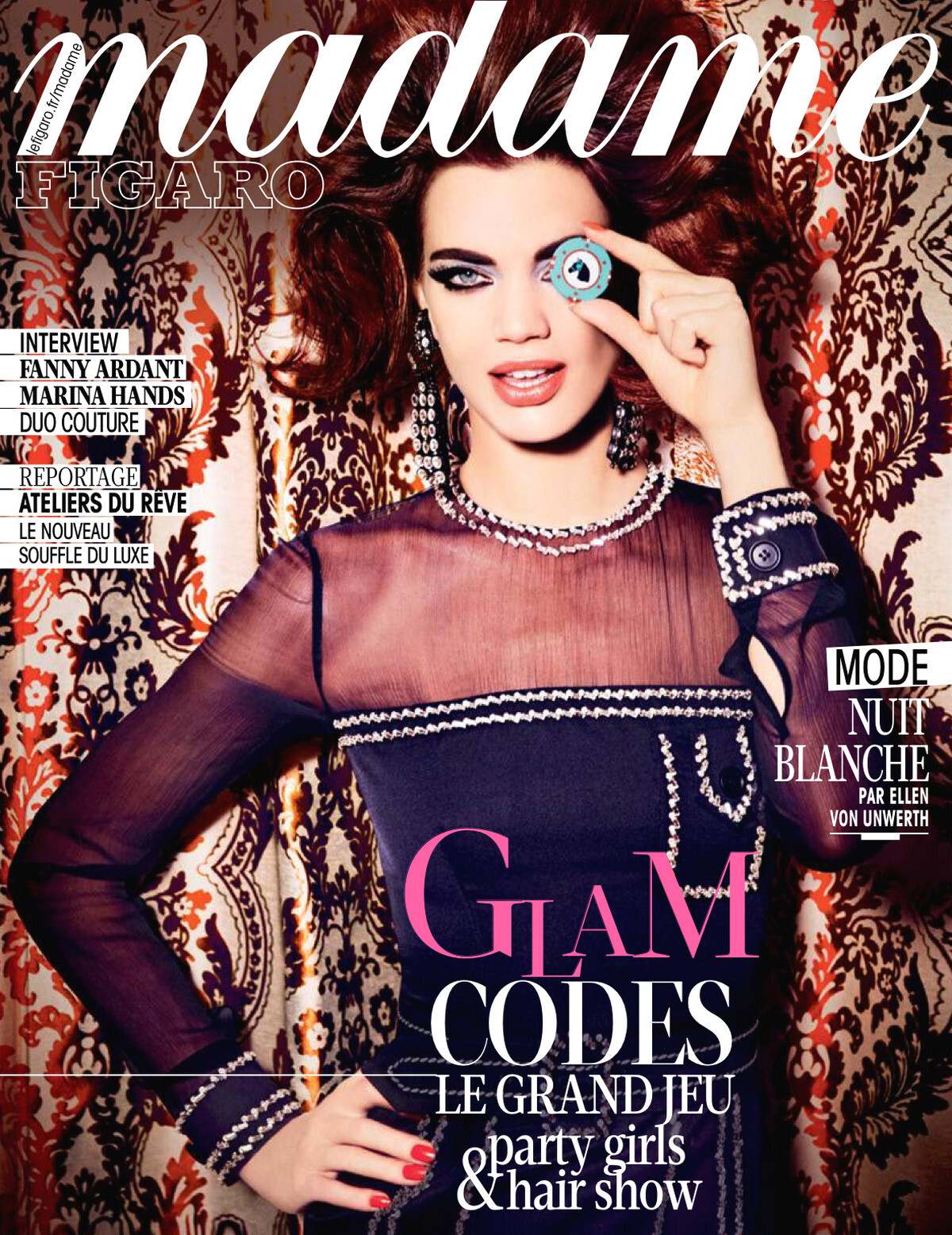 Фотосерия Эллен фон Унверт для журнала «Madame Figaro» с моделью Рианне тен Хакен 1