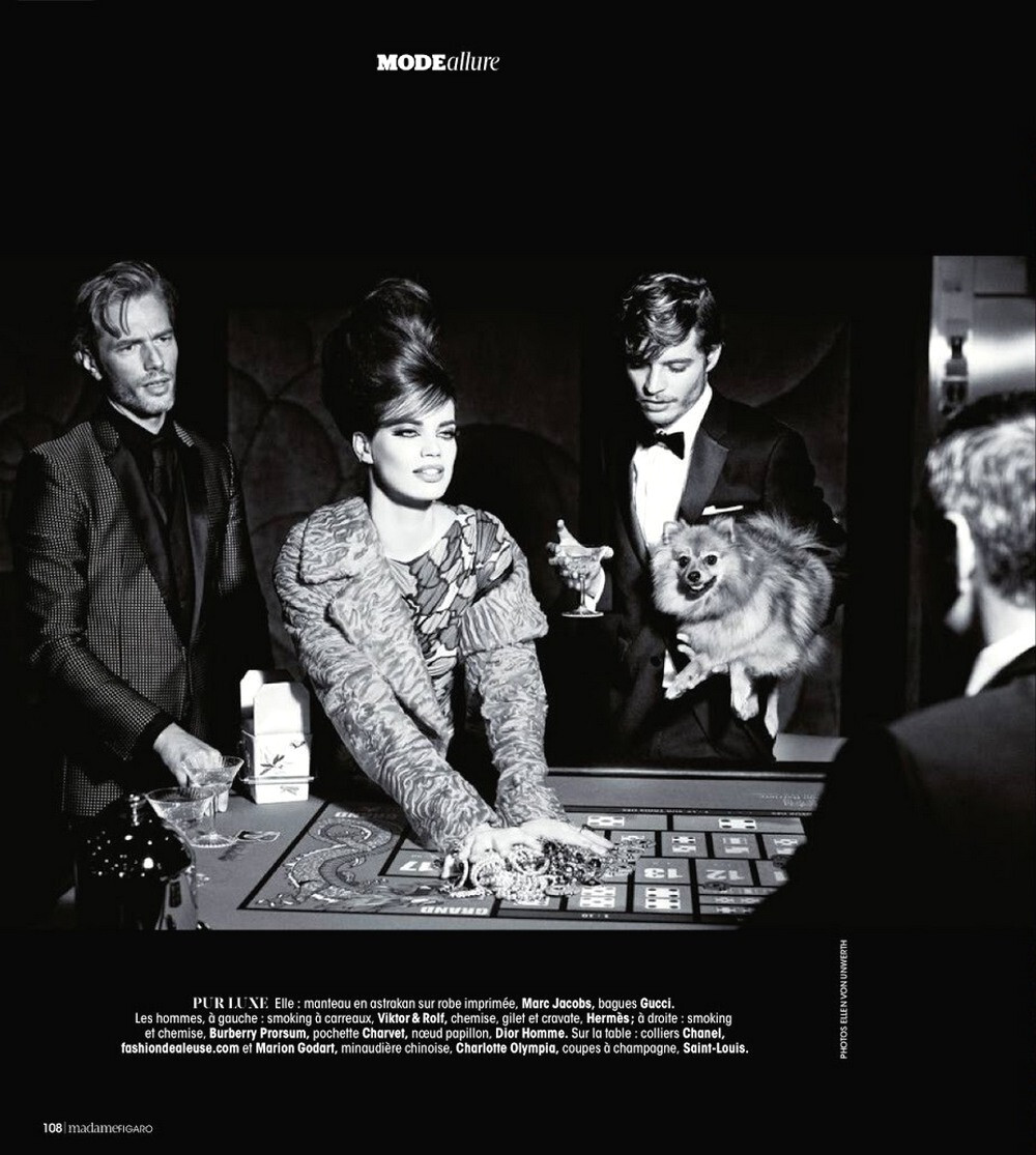 Фотосерия Эллен фон Унверт для журнала «Madame Figaro» с моделью Рианне тен Хакен 8